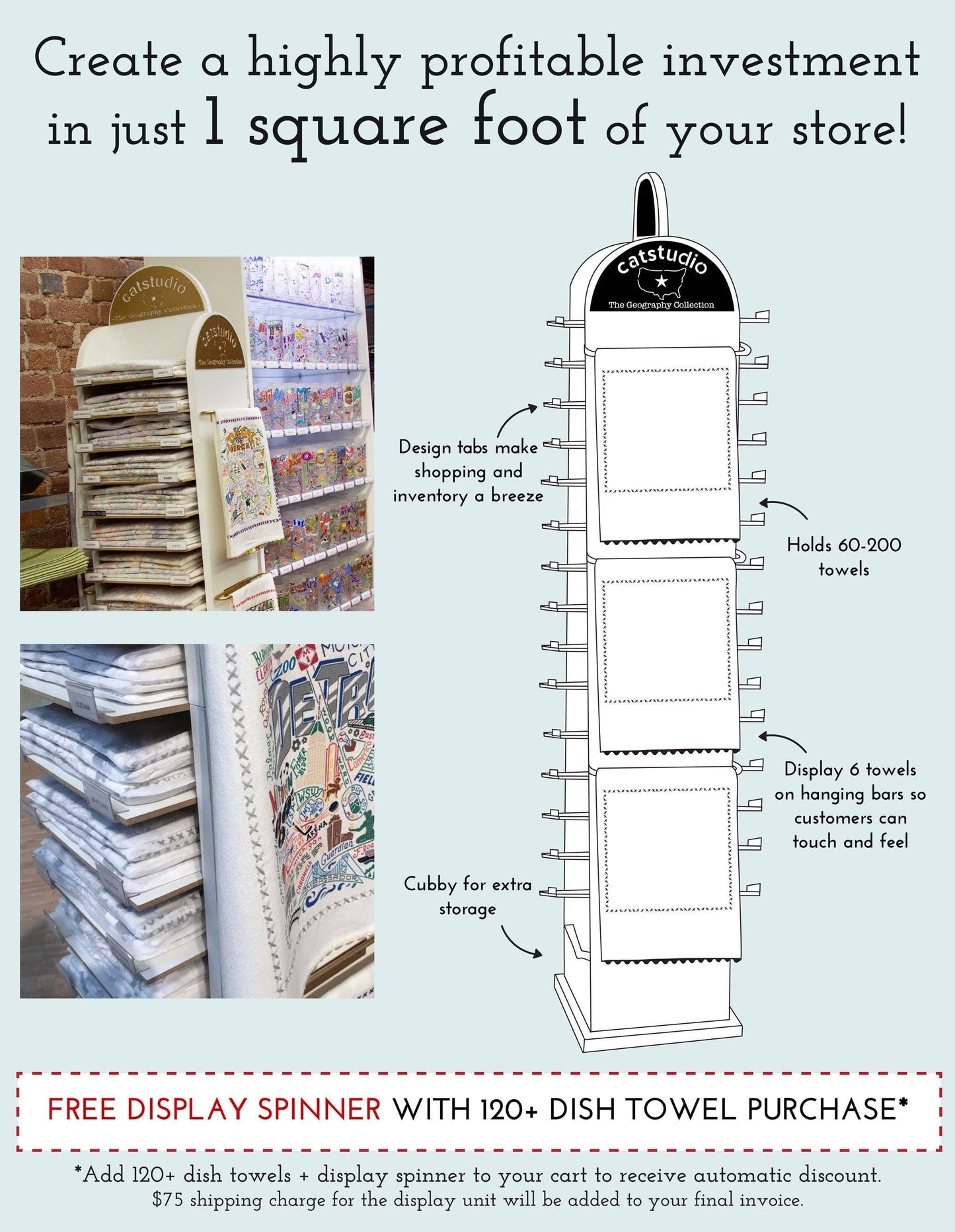 catstudio - South Carolina State Dish Towel