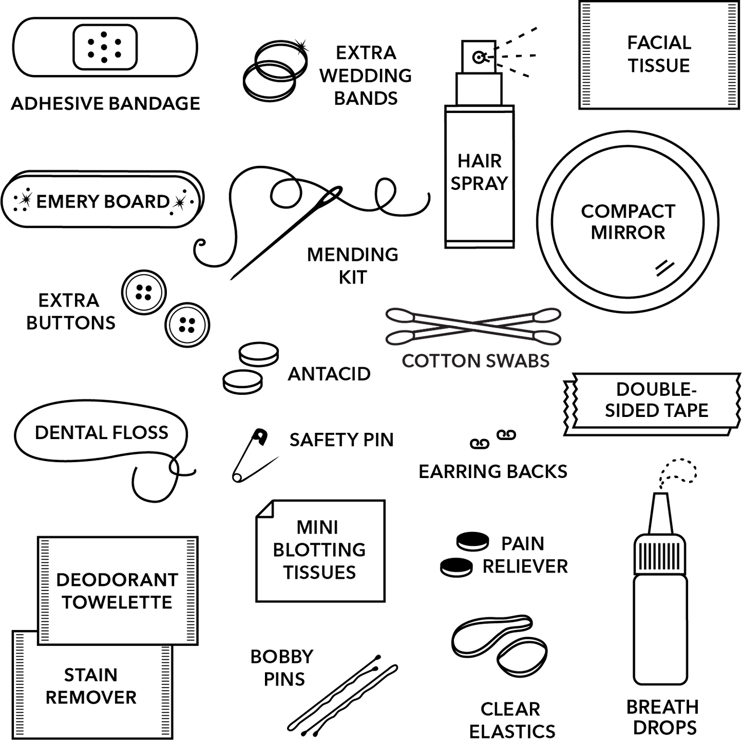 Pinch Provisions - Pearl Minimergency Kit for Brides | Wedding Gifts