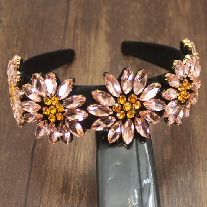Crystal Flower Headband