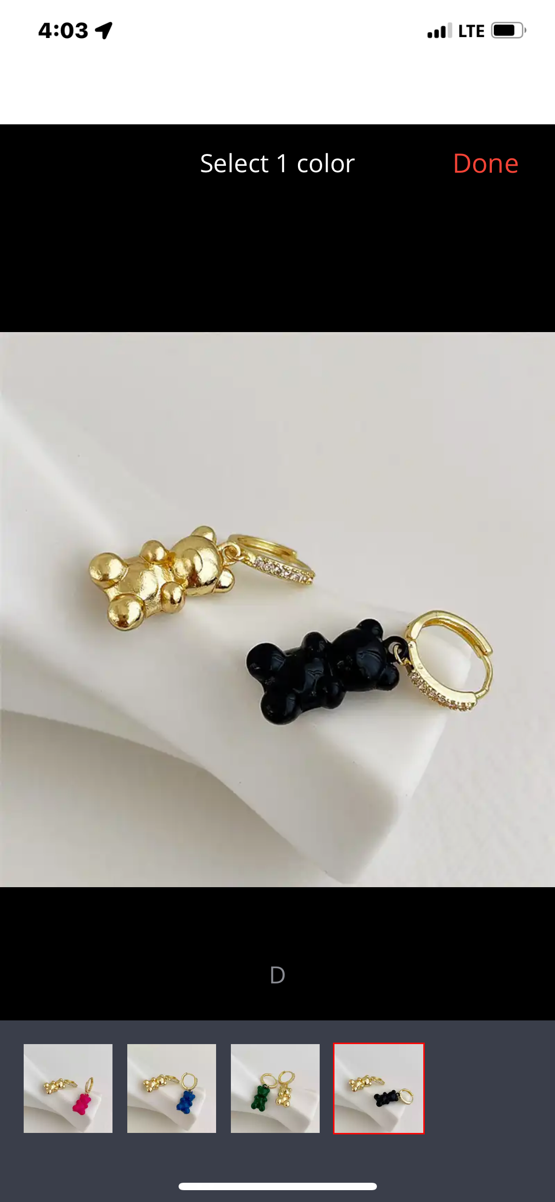 Gummy Bear Earrings