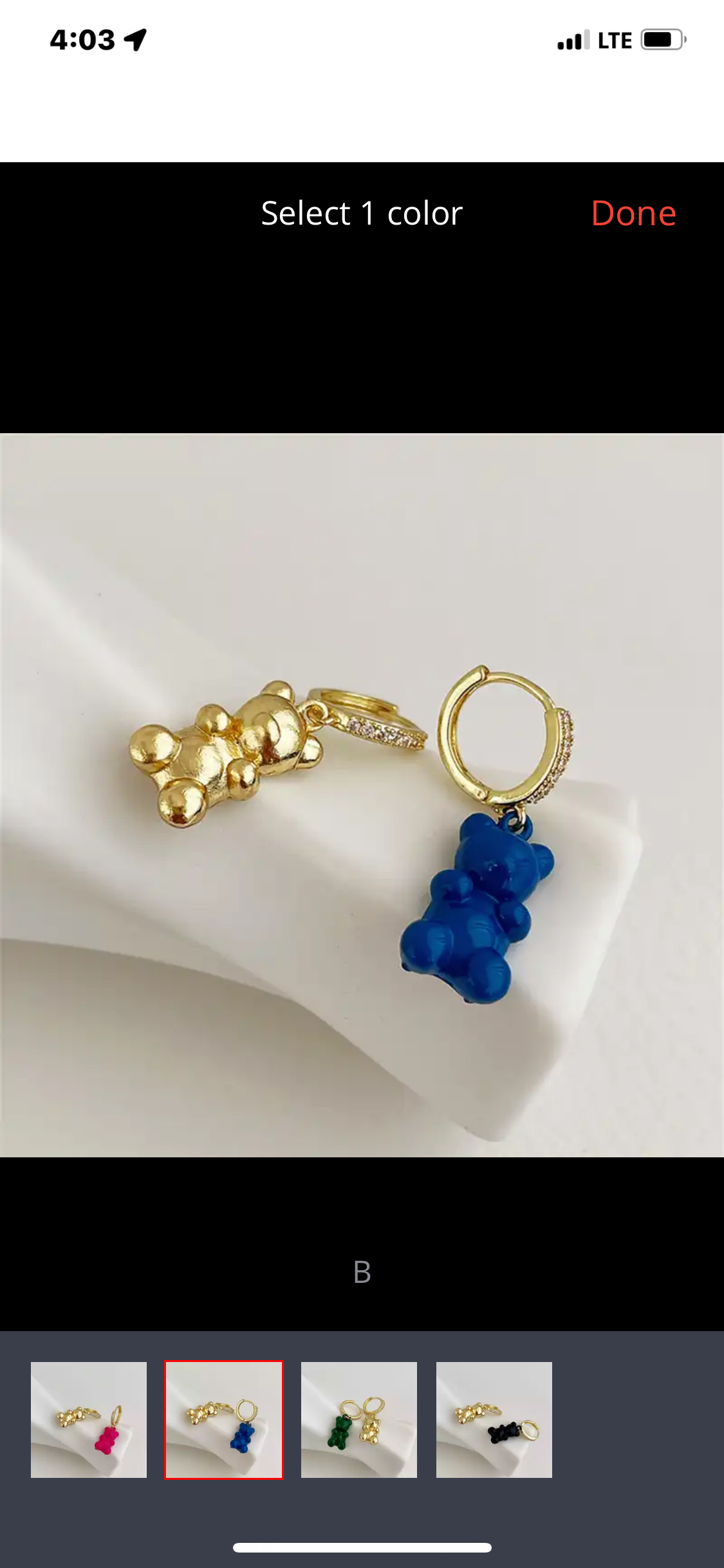 Gummy Bear Earrings