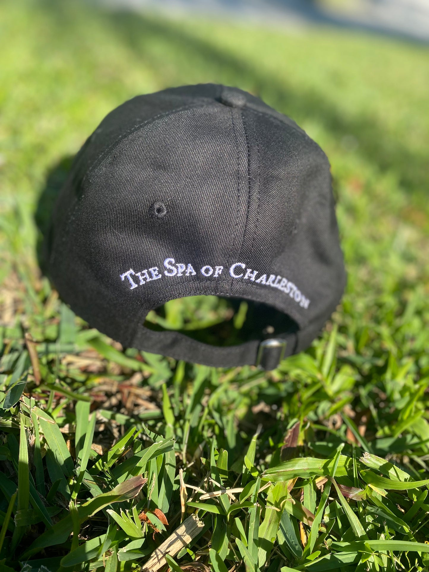 Black The Spa of Charleston Great Blue Heron Baseball Cap