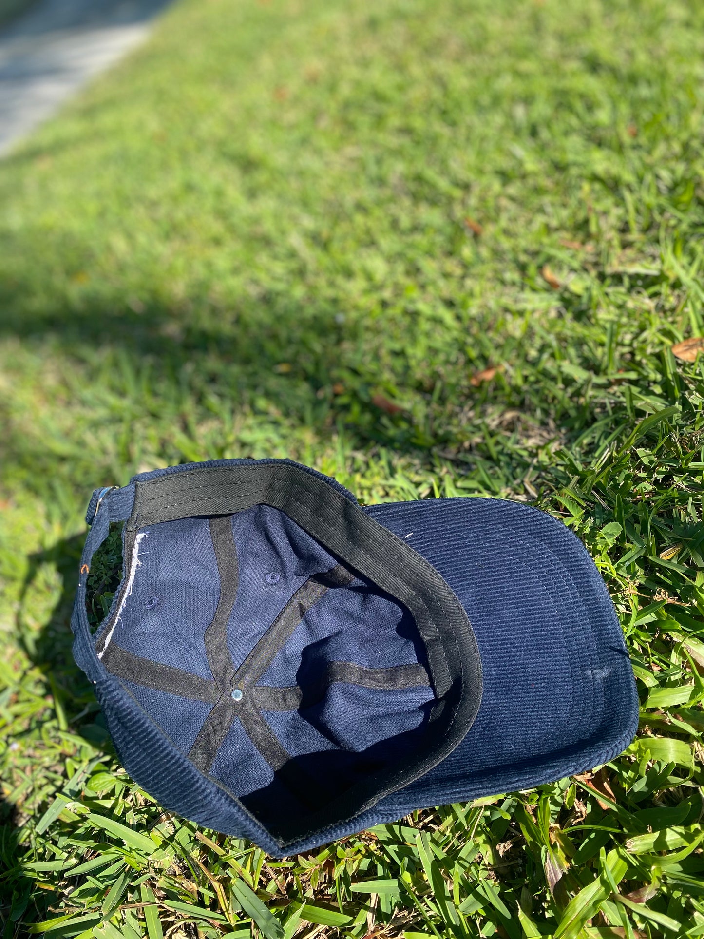 Corduroy Navy The Spa of Charleston Great Blue Heron Baseball Cap