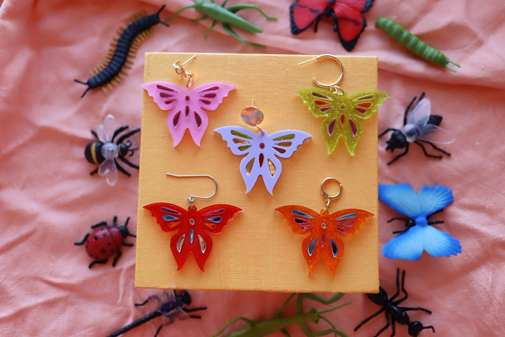 Orange Shimmer Butterfly
