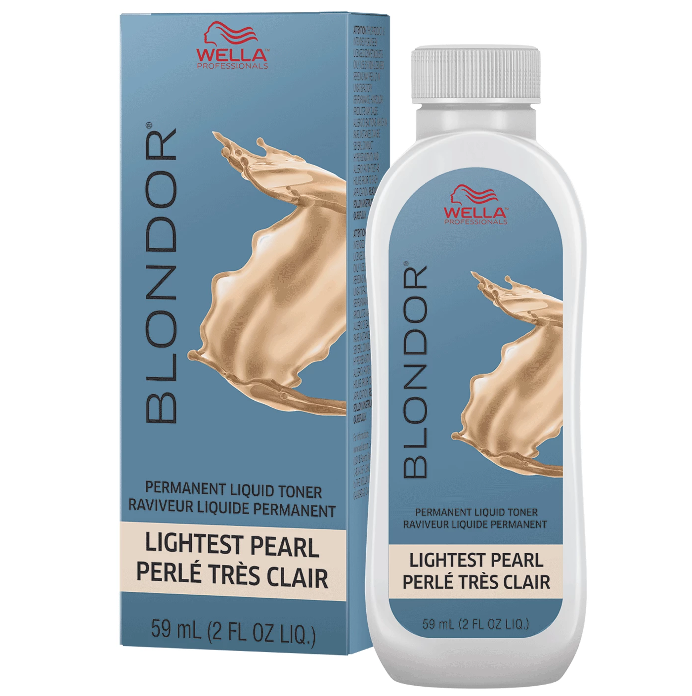 Wella Blondor Permanent Liquid Toner /16 Lightest Pearl, 2 oz