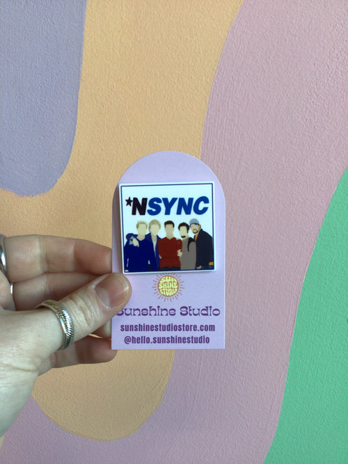 *NSYNC Acrylic Pin