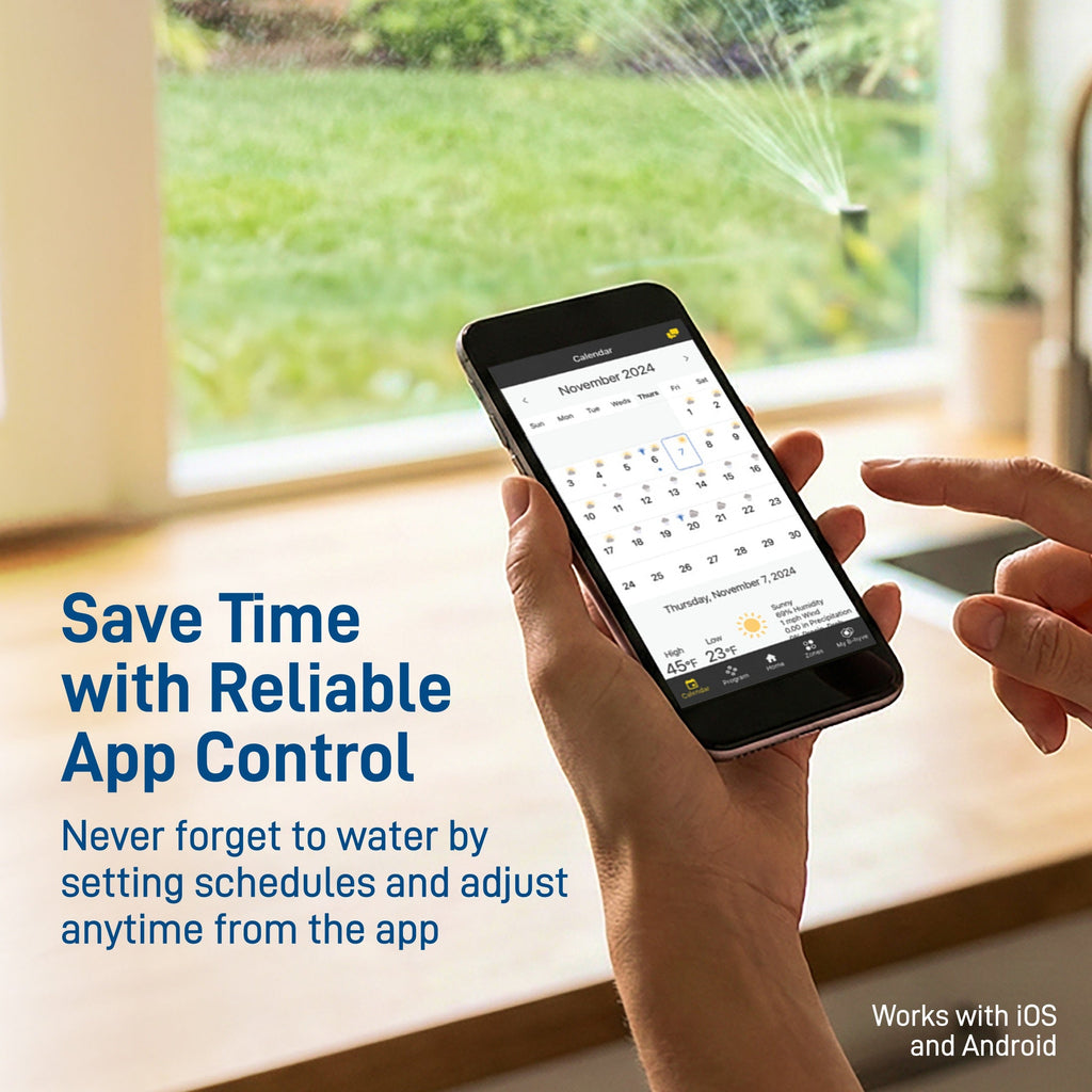 B-hyve XD 2-Outlet Bluetooth Hose Faucet Sprinkler Timer | 24632