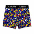Carnaval Socks Fun Slogan Print Men's Boxer Briefs Medium