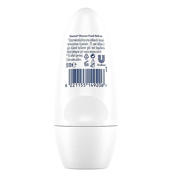 Rexona Women's Roll On Deodorant Shower Fresh 1.7oz - 72 Hour Protection