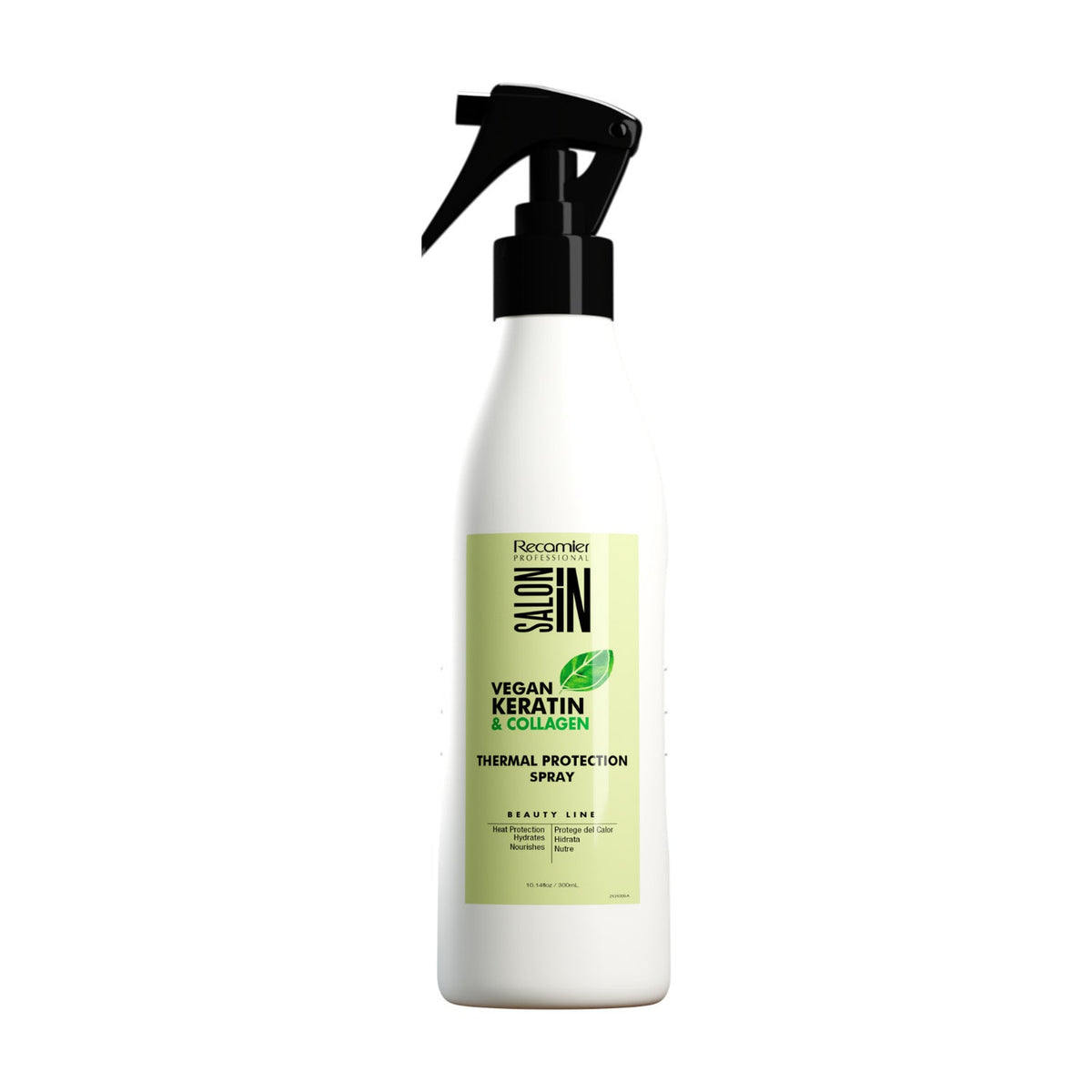 Recamier Salon In Vegan Keratin & Collagen Thermal Protection Spray, 10.14 fl oz (300 ml)