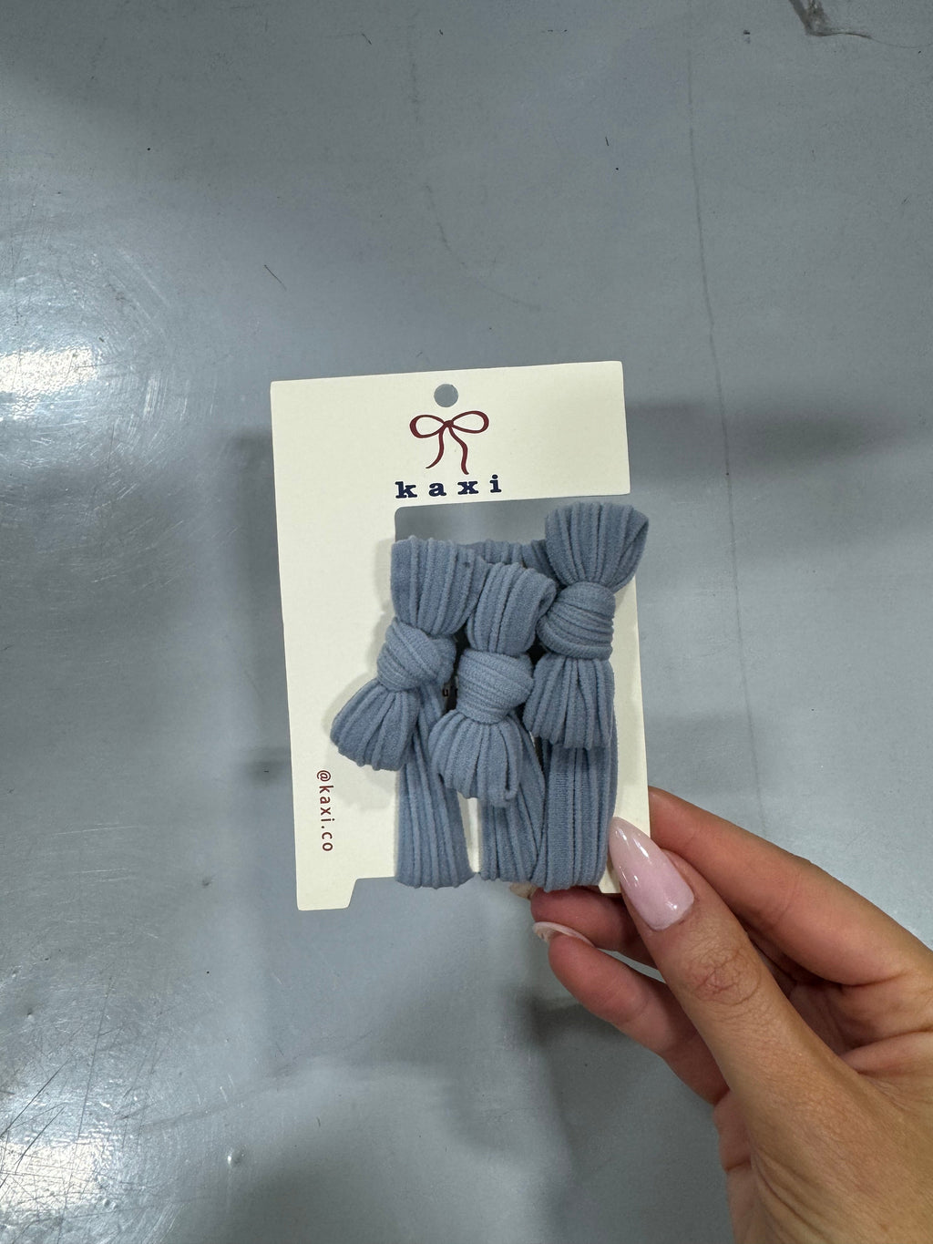 BOW SLICK BACK PONYTAILS (PACK OF 3)