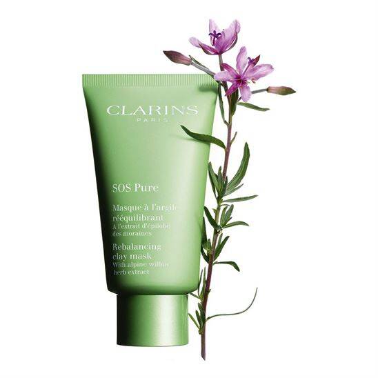Clarins SOS Pure Rebalancing Clay Mask for Oily Skin 75 ml