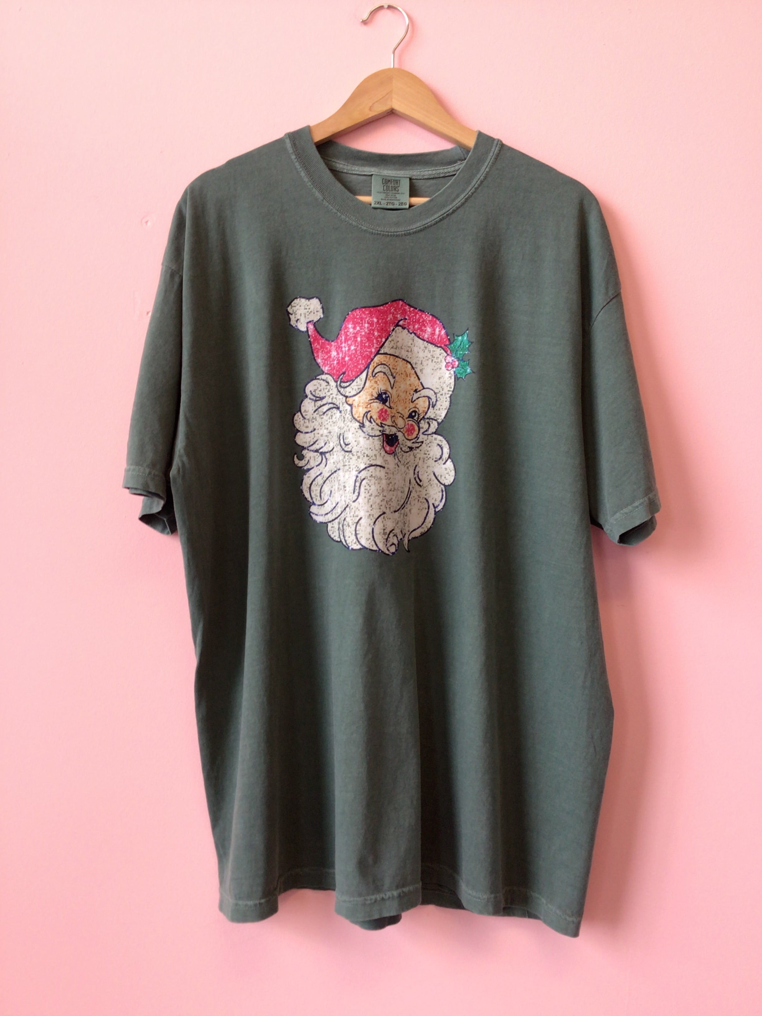 Sparkly Santa Shirt