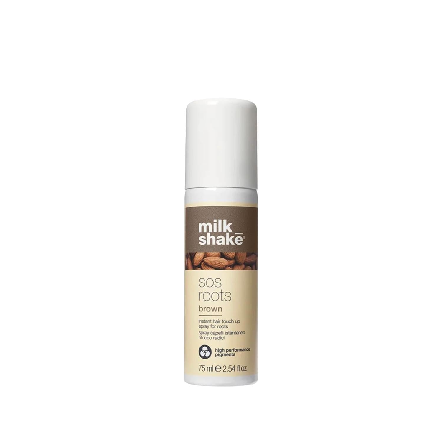 milk_shake Sos Roots Brown: Instant Brown Root Touch Up for Gray Hair Coverage - Quick & Easy At-Home Color Fix