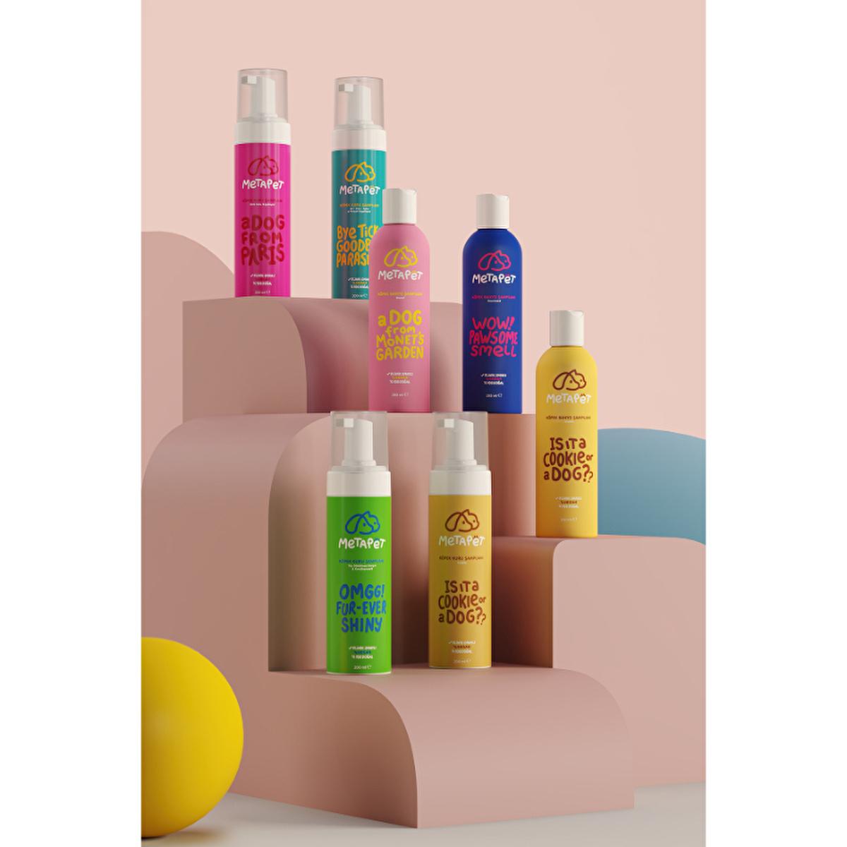 Metapet Dog Dry Shampoo, Vanilla Scented, Natural Ingredients, pH Balanced for Sensitive Skin - 6.76 fl oz