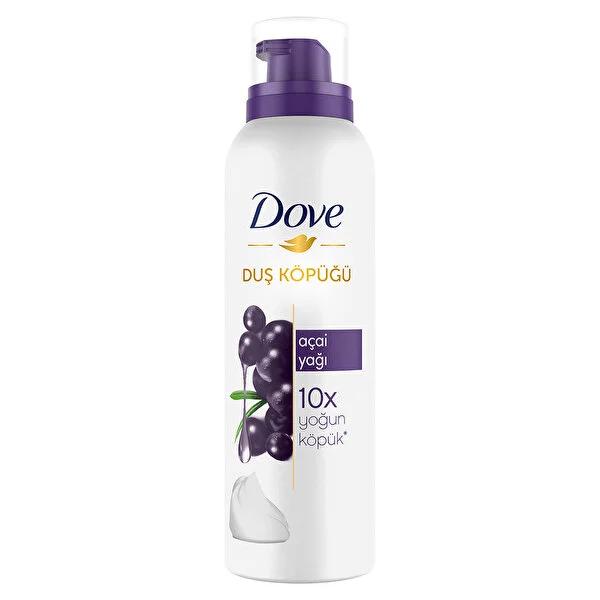 Dove Acai Oil Shower Foam: Experience 10X Richer Foam for Soft, Refreshing Skin - Gentle & Fragrant Body Wash, 6.76 fl oz