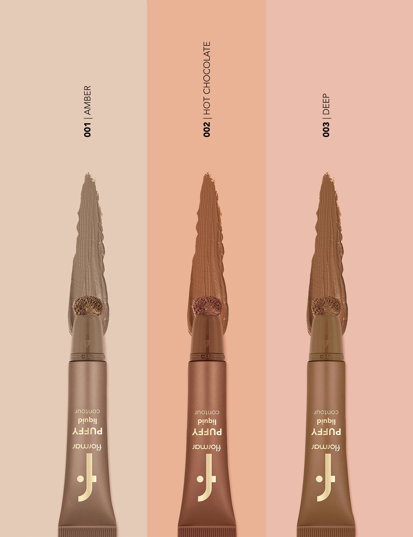 Flormar Puffy Liquid Lightweight Contour with Sponge Applicator