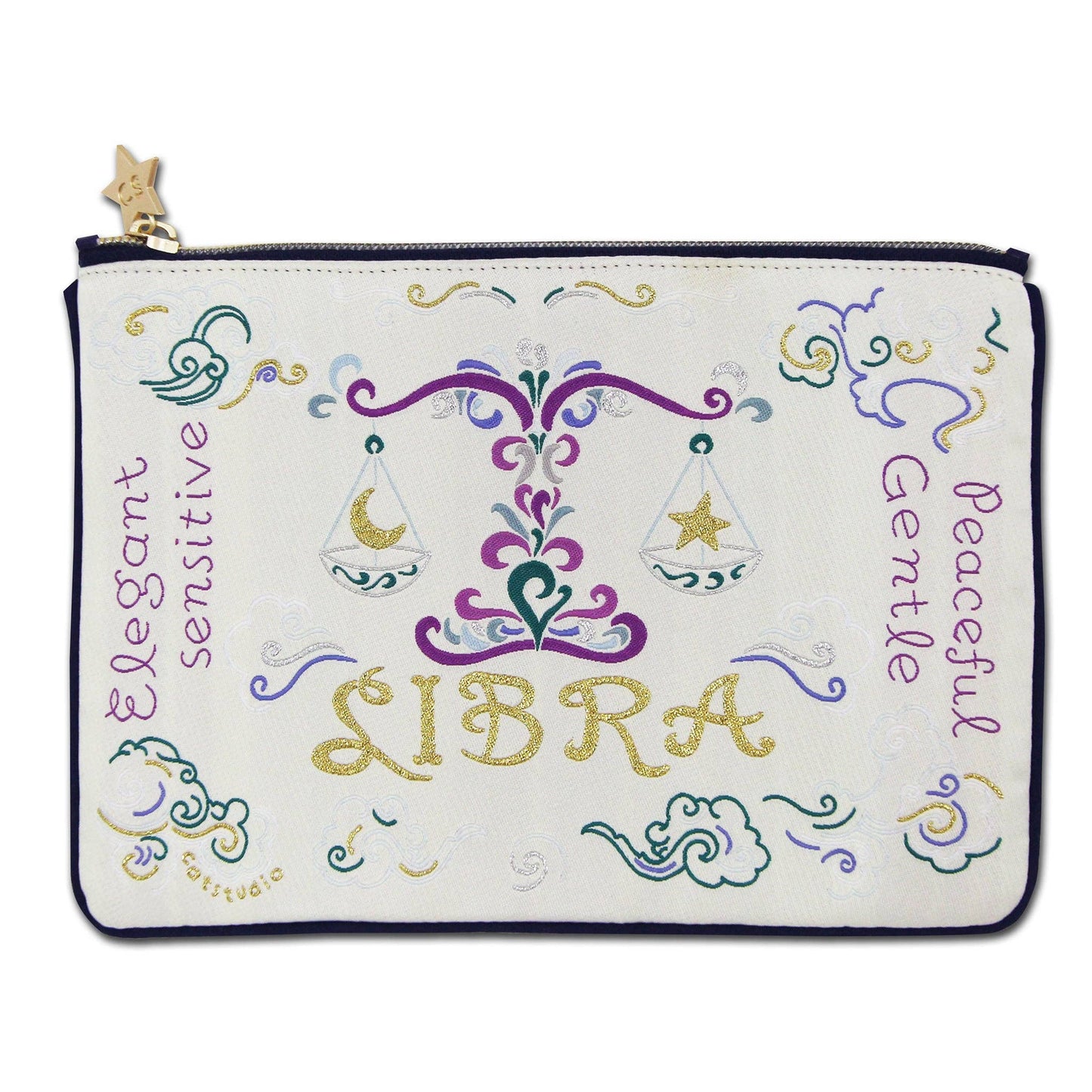 catstudio - Libra Astrology Zip Pouch