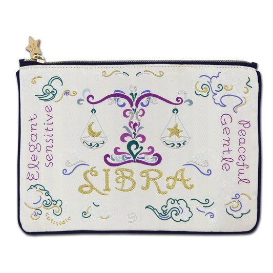 catstudio - Libra Astrology Zip Pouch