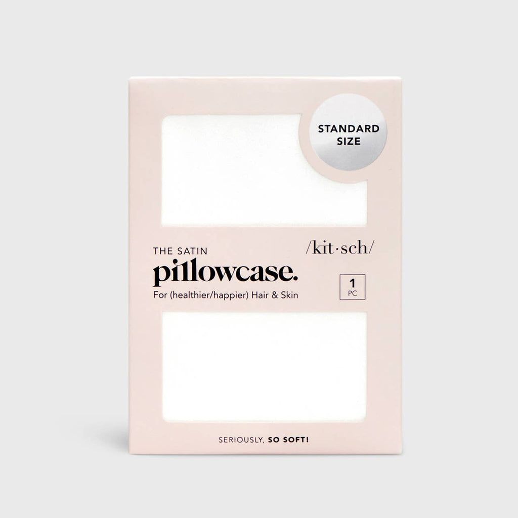 KITSCH - Satin Pillowcase Standard - Ivory