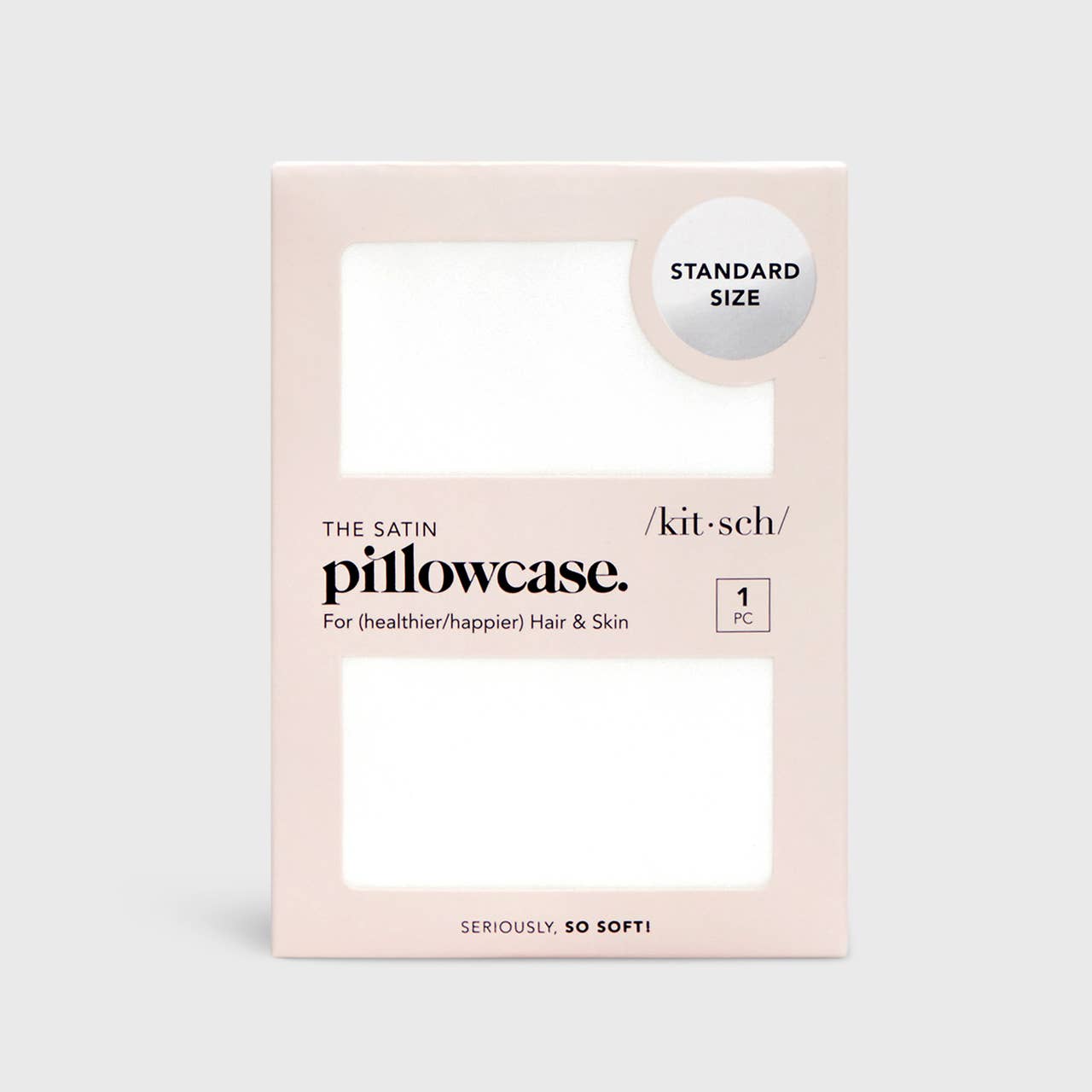 KITSCH - Satin Pillowcase Standard - Ivory