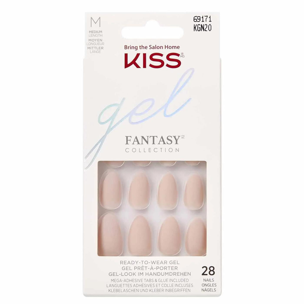 Kiss Takma Nail Glam Fantasy 01 28 pcs
