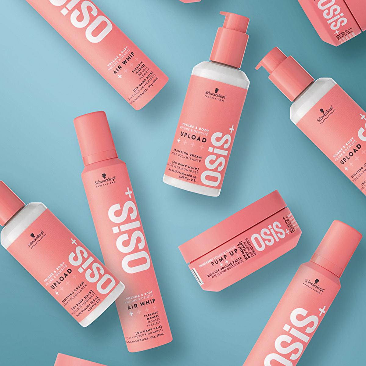 Osis Hair Styling Mousse - Air Whip 200ml - Flexible Hold, Heat Damage Protection