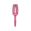 Olivia Garden Finger Brush Combo Pink Hair Brush for Gentle Hair Care and Personal Grooming