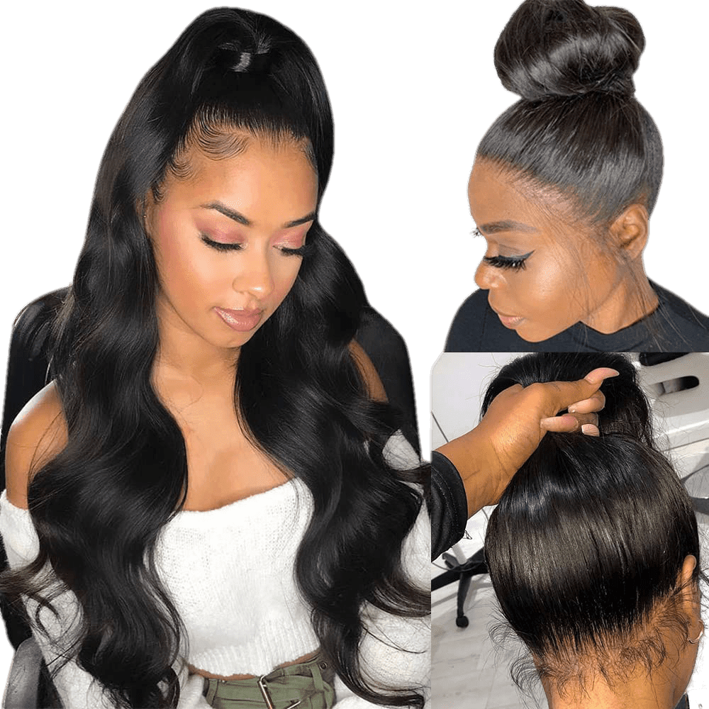 VIP Extensions Off Black Body Wave Human Hair Full Lace Wig