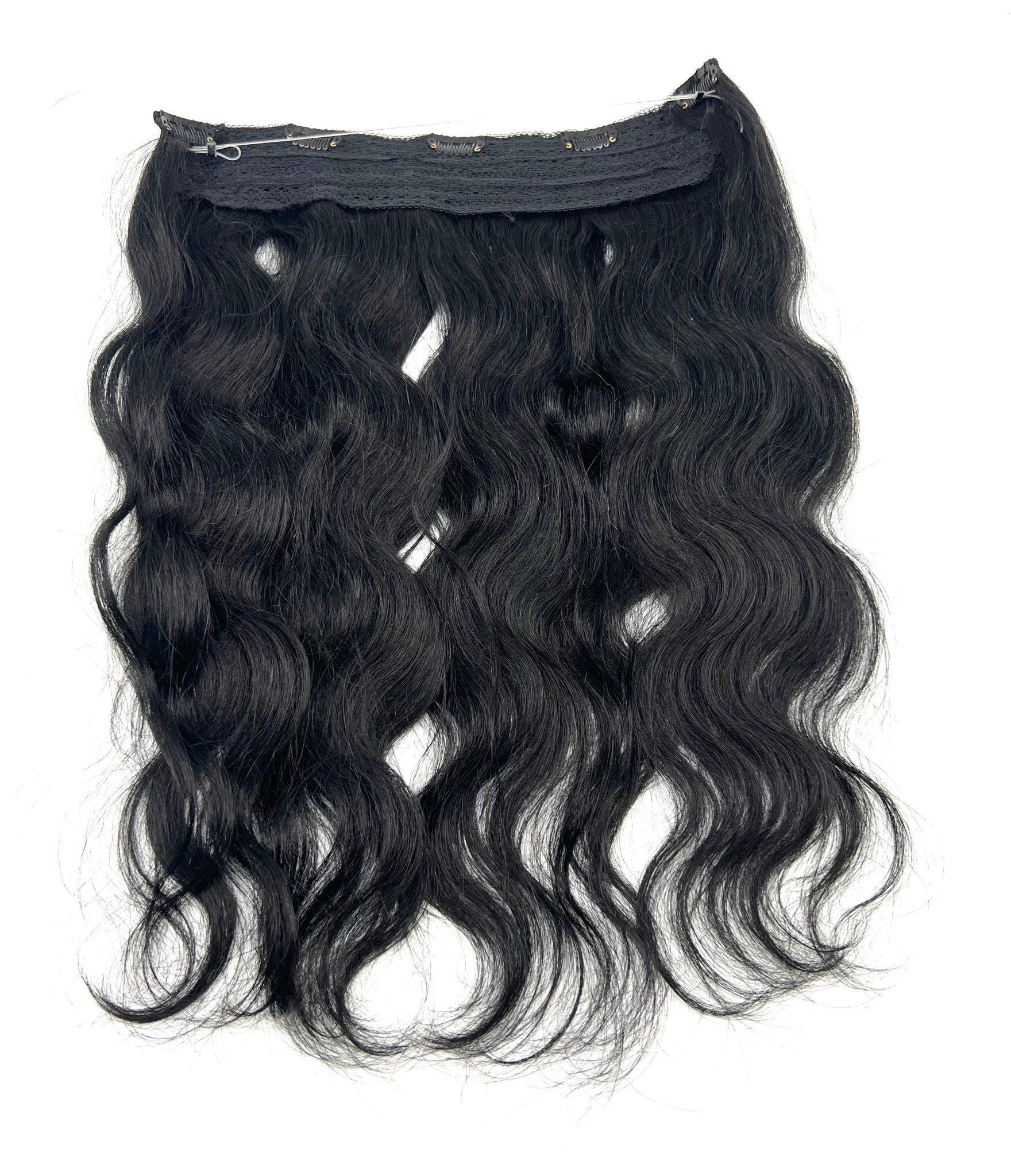 VIP Extensions 100% Human Hair BandX Halo Body Wave 18" with Clip