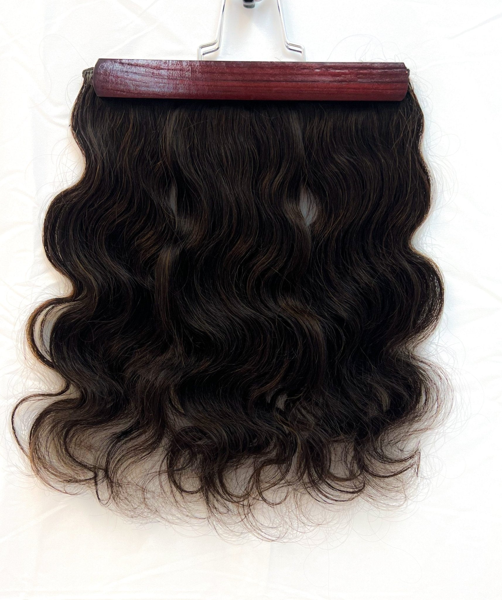 VIP Extensions 100% Human Hair BandX Halo Body Wave 18" with Clip