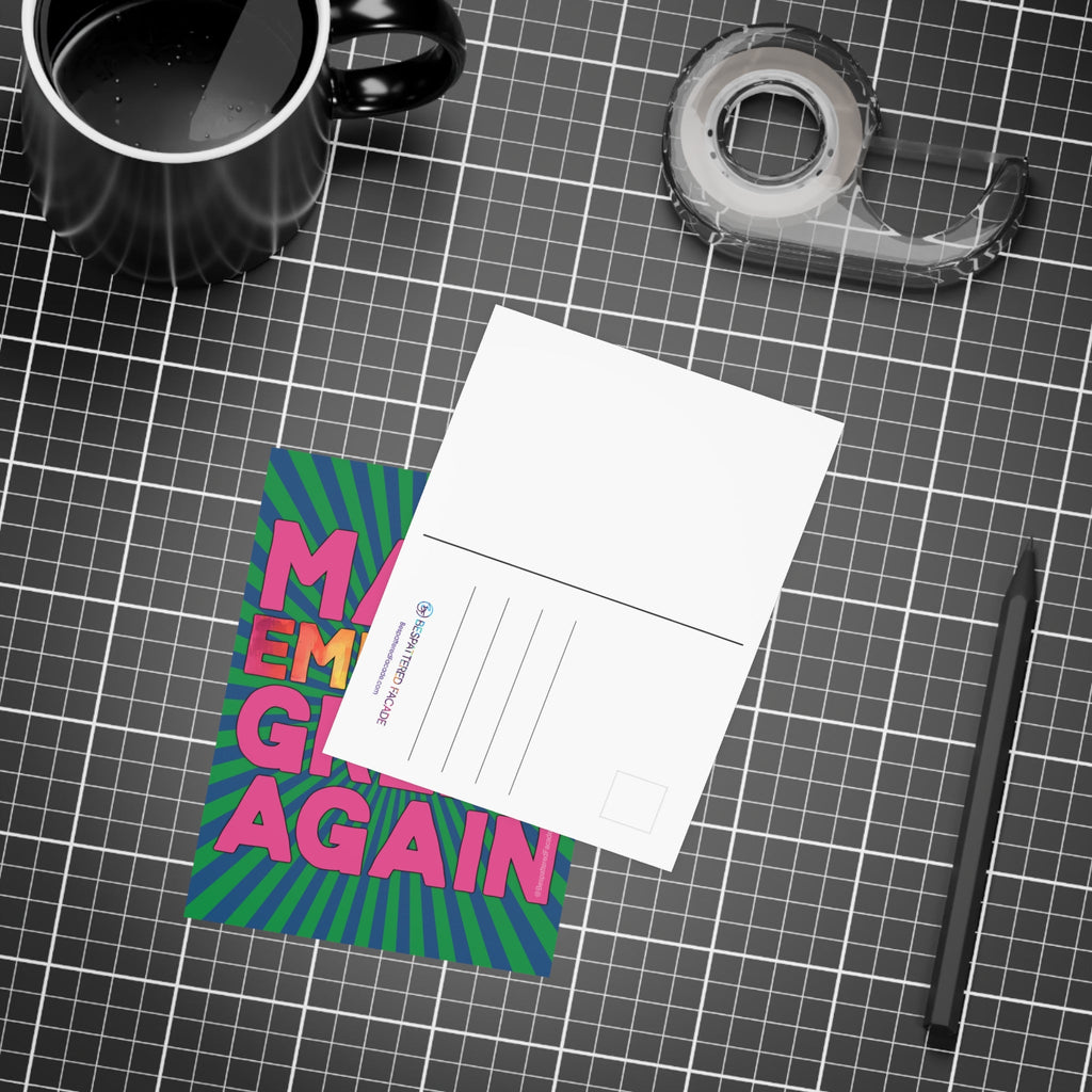 Bespattered Facade Make Empathy Great Again Postcards (no envelopes) | Sets of 10, 30, or 50