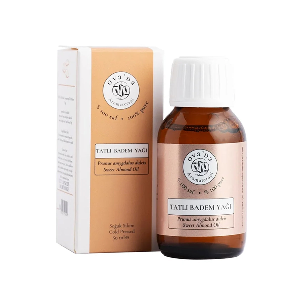 Ovada Sweet Almond Oil Cold Pressed Nourishing Formula 50 ml