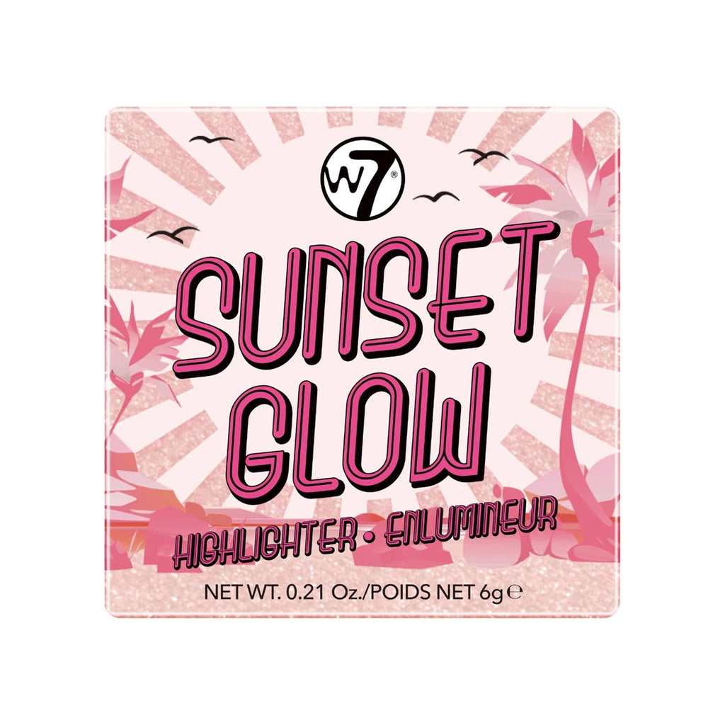 W7 Sunset Glow Liquid Highlighter for Natural Radiance