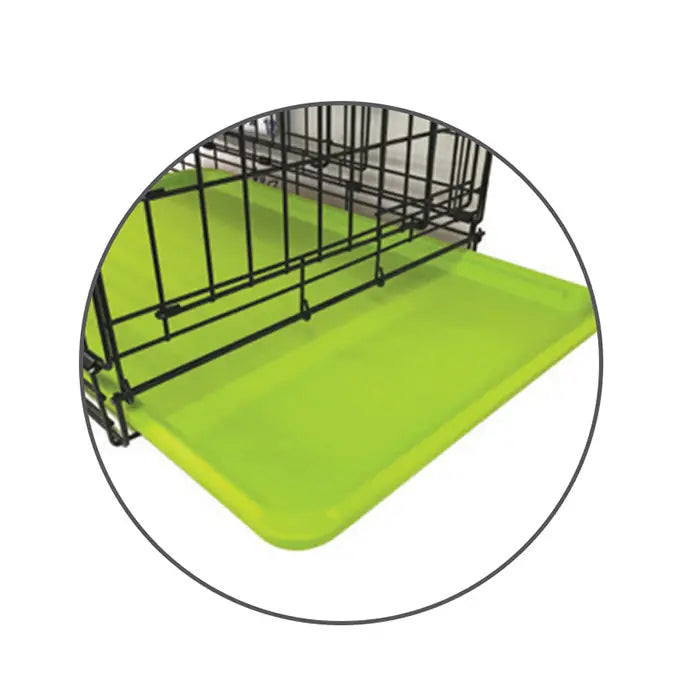 M-Pets Voyager Double Door XLarge Dog Crate Green 106x71x76cm