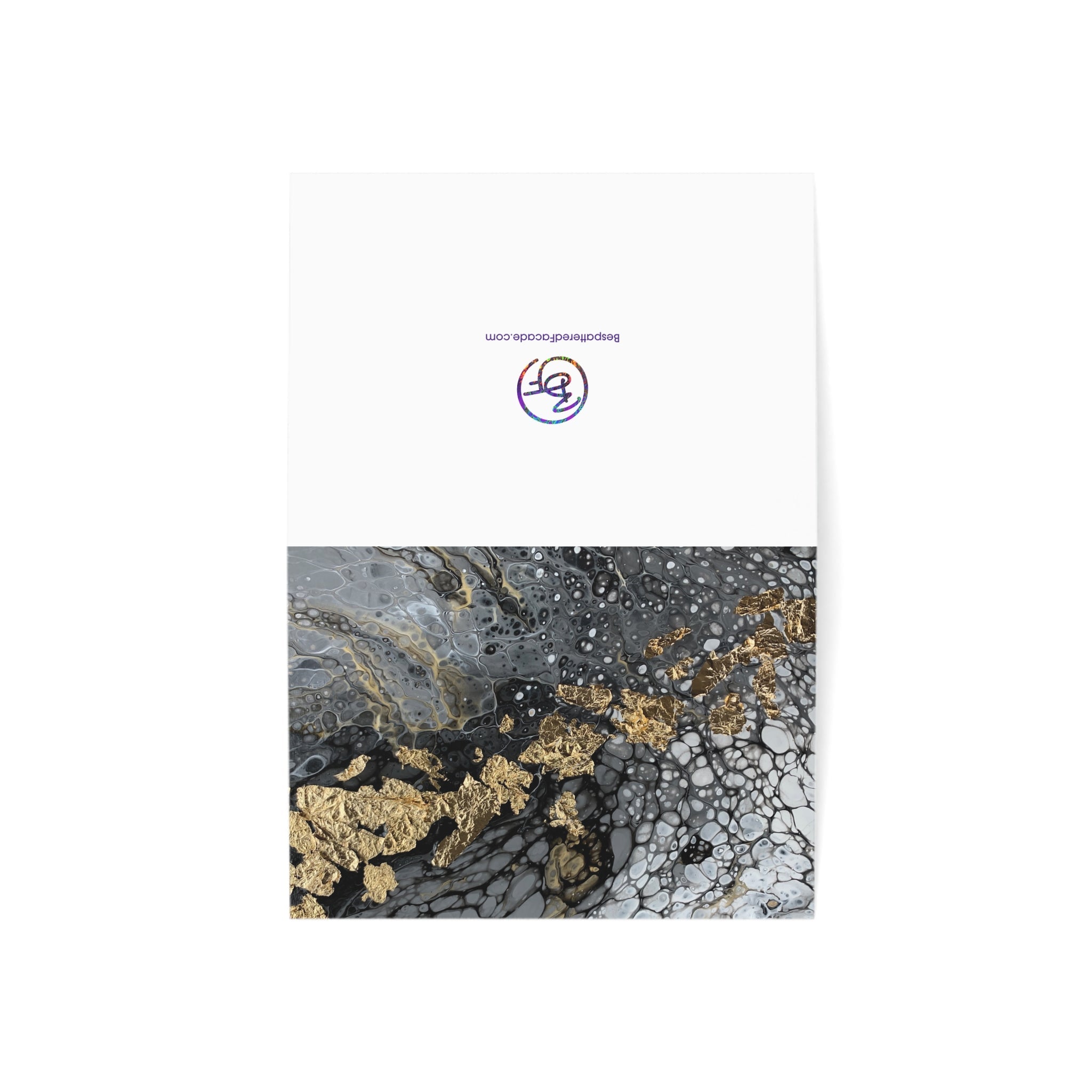 Bespattered Facade You're Golden Greeting Cards | Sets of 1, 10, 30, or 50