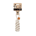 M-Pets Coto Loop Bar Braided Dog Toy White 22cm