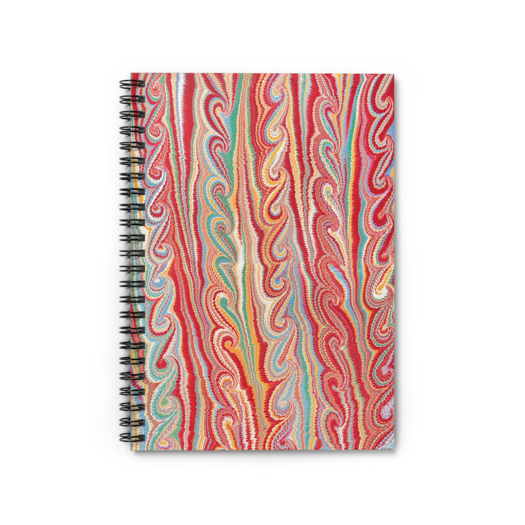 The Art History Collection: Marbled Paper Spiral Notebook - Lined Pages