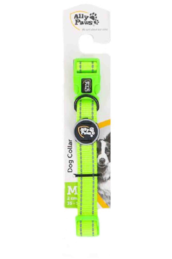Ally Paws Dog Collar Durable Adjustable Neck Strap Medium 2cmx35-50cm