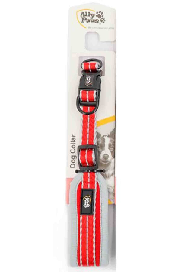 Ally Paws Dog Collar Durable Pet Neck Strap Small 1.5cm x 25-40cm