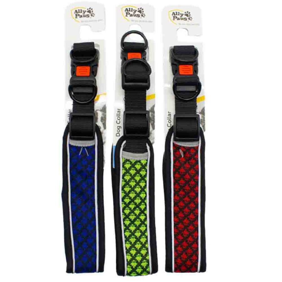 Ally Paws Dog Collar Durable Adjustable Neck Strap Large 2.5x40-60cm