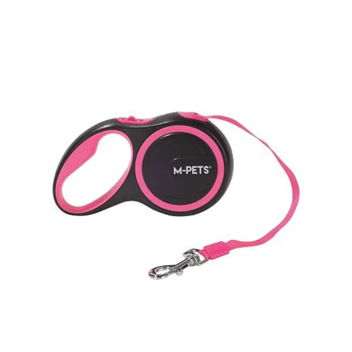 M-Pets Liberty Automatic Retractable Leash Pink 3m Small