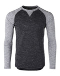 Baseball Retro Raglan - Heather/Black