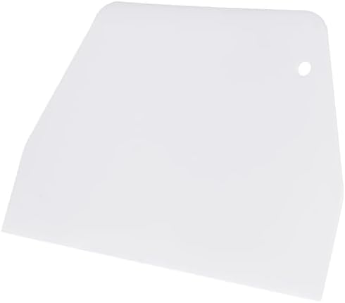 TEHAUX 2pcs Plastic Dough Scraper & Cake Decorating Tool