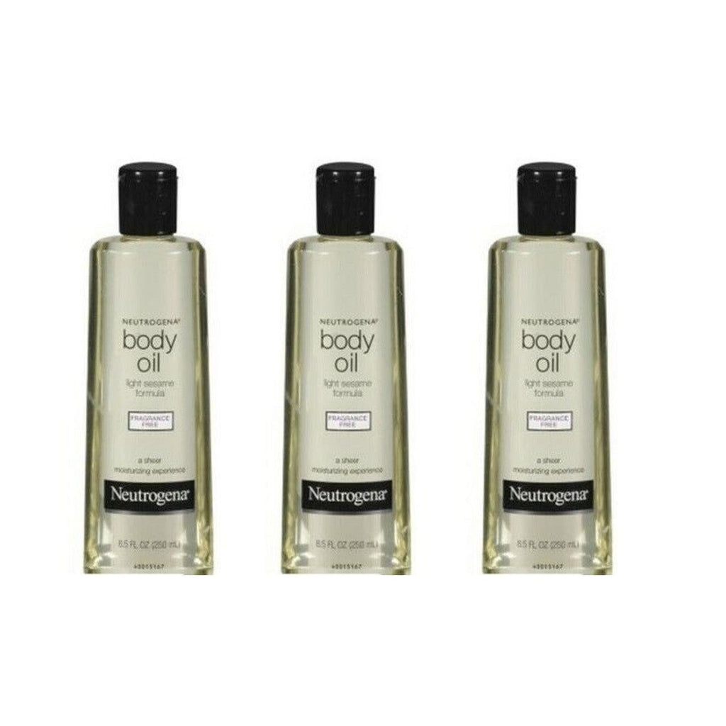 Neutrogena Body Oil Light Sesame Formula, Fragrance Free 8.5 Oz