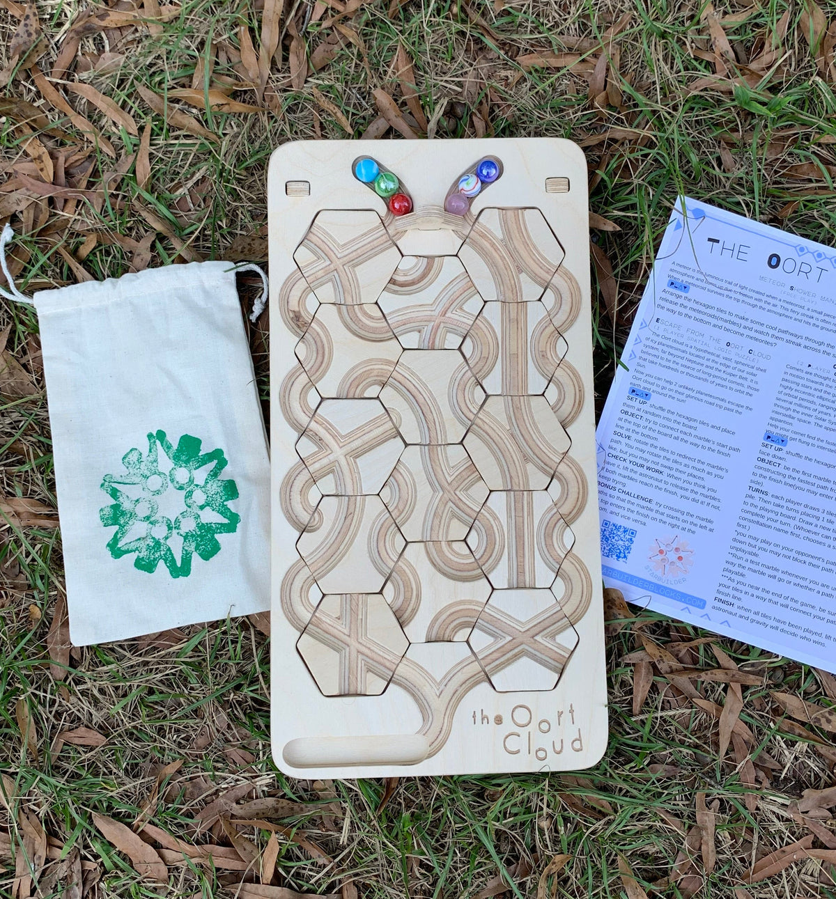 The Oort Cloud: A Marble Run Puzzle Game