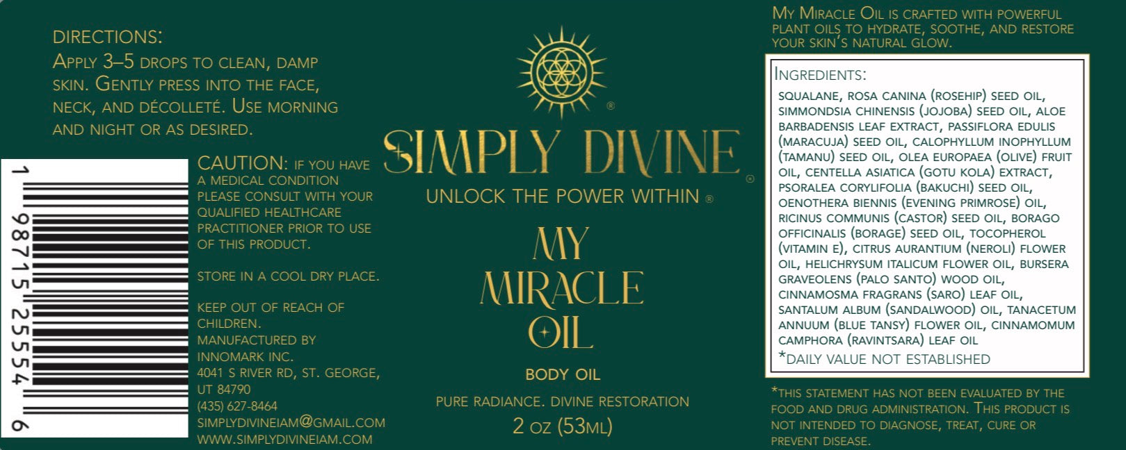My Miracle Oil