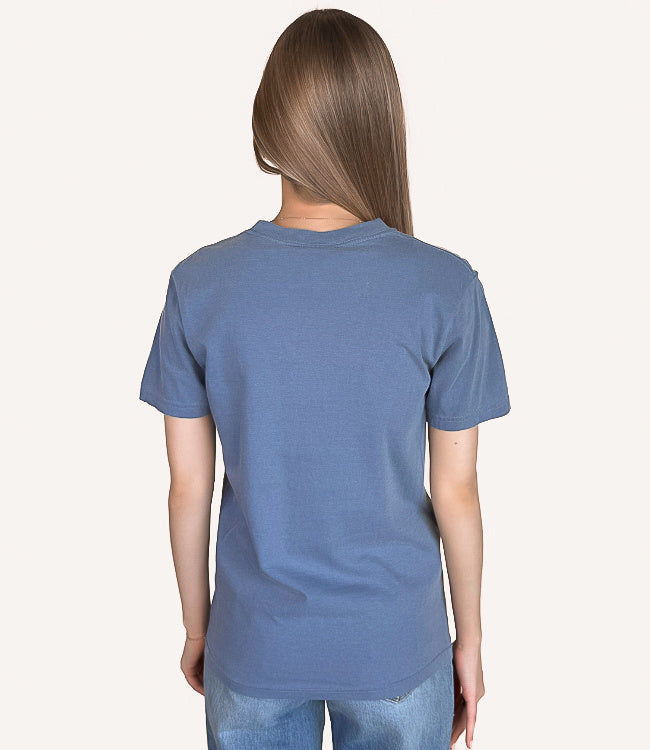 Summer Vibes Highland Cow Graphic - Blue Jean