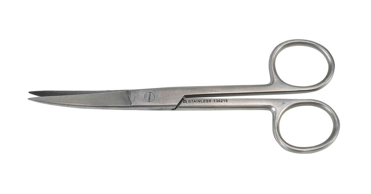 Kruuse Veterinary Scissors Curved Blunt/Sharp 14 cm