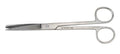Kruuse Surgical Scissors Blunt Pointy Tip 18 cm